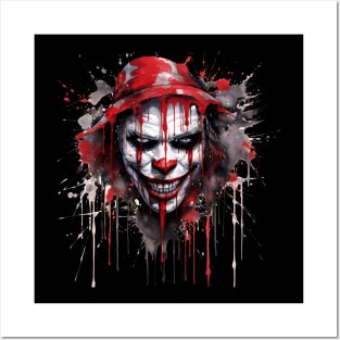 Scary Horror Clown Posters and Art